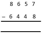 Class 4 Subtraction Worksheet-1